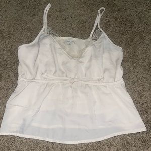 american eagle lace trim tank top